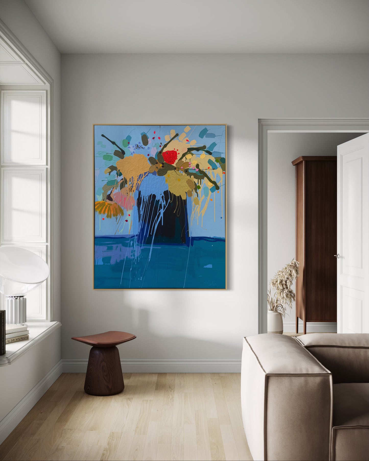 Mr Flowers 152x122cm