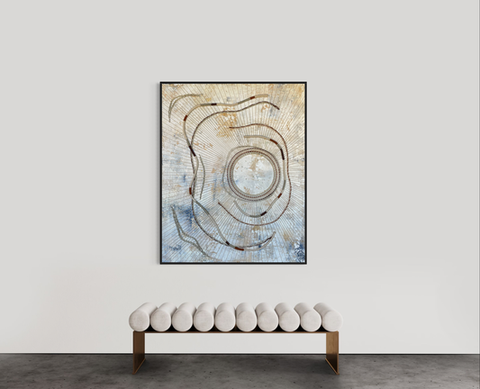SOLD-Rustic Earth 150x120cm