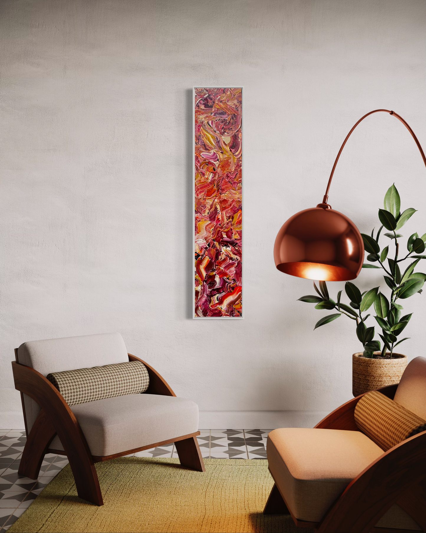 Sunset Reflection 155x32cm