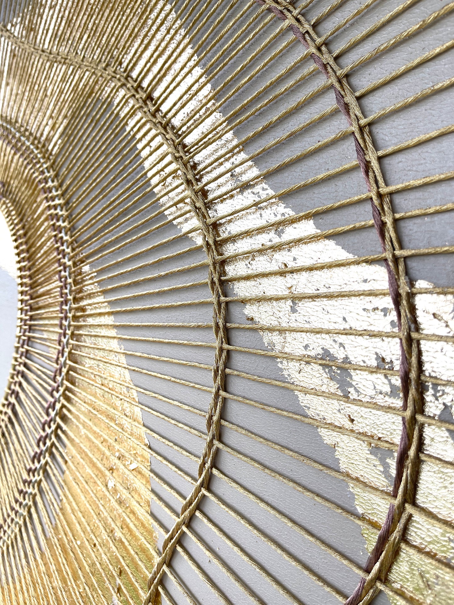 SOLD- Golden Sands 100x100cm