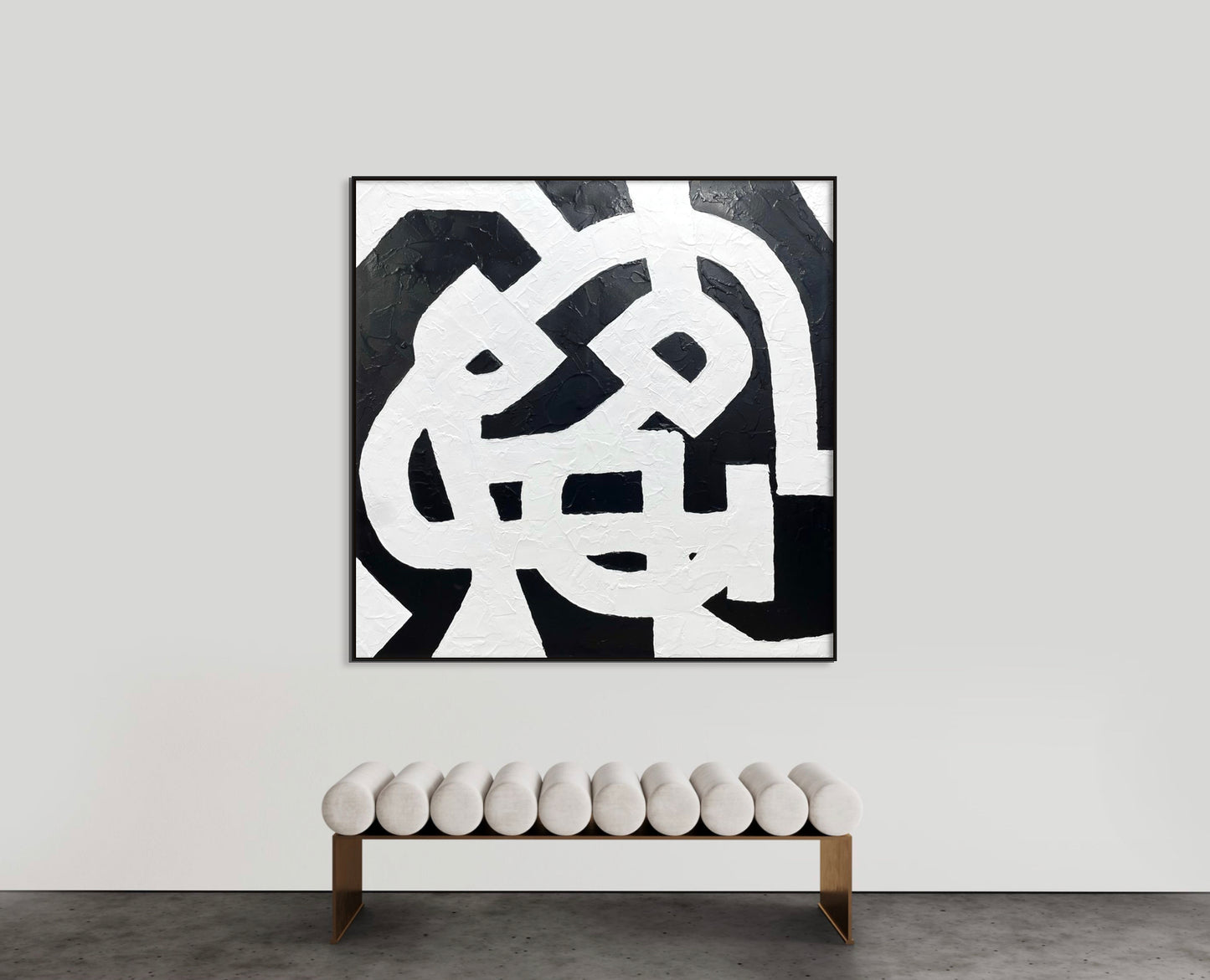 Entwined Two as One 150x150cm