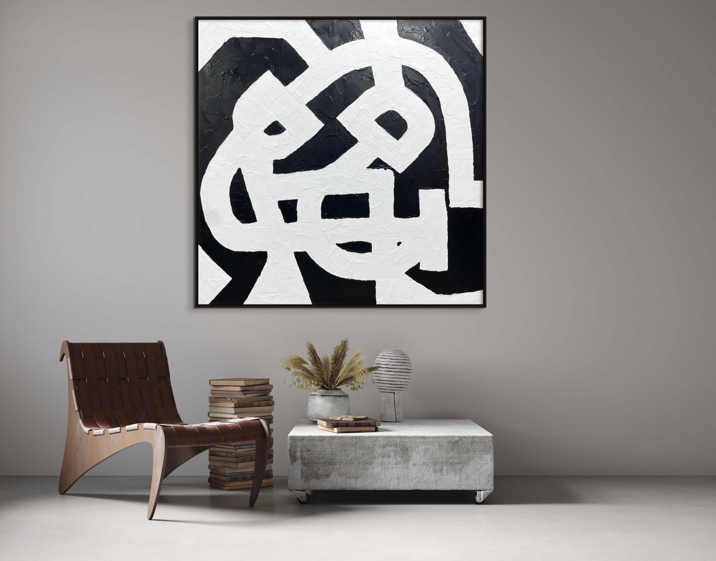 Entwined Two as One 150x150cm