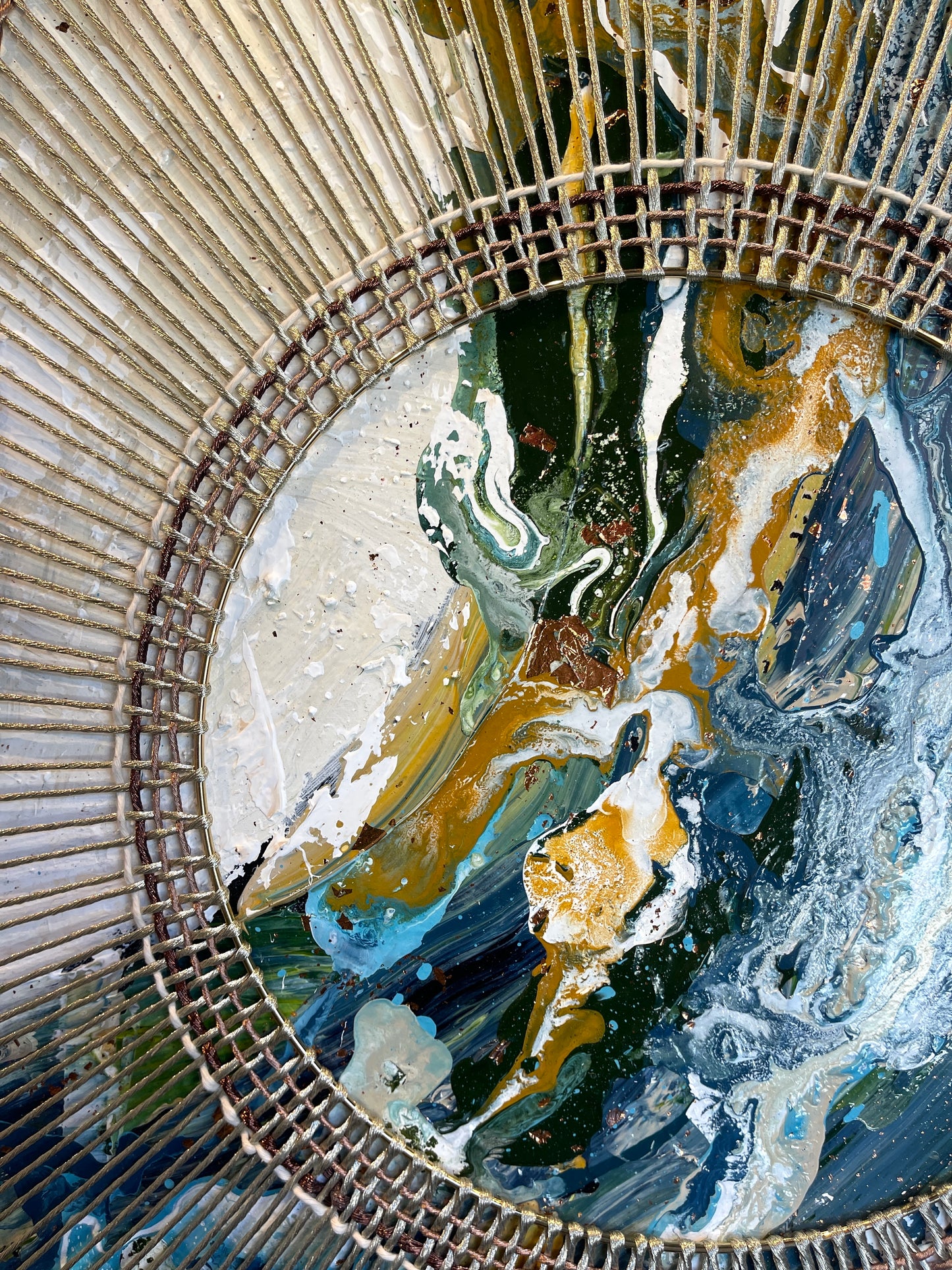 SOLD - Cascading Streams 230cm x 100cm