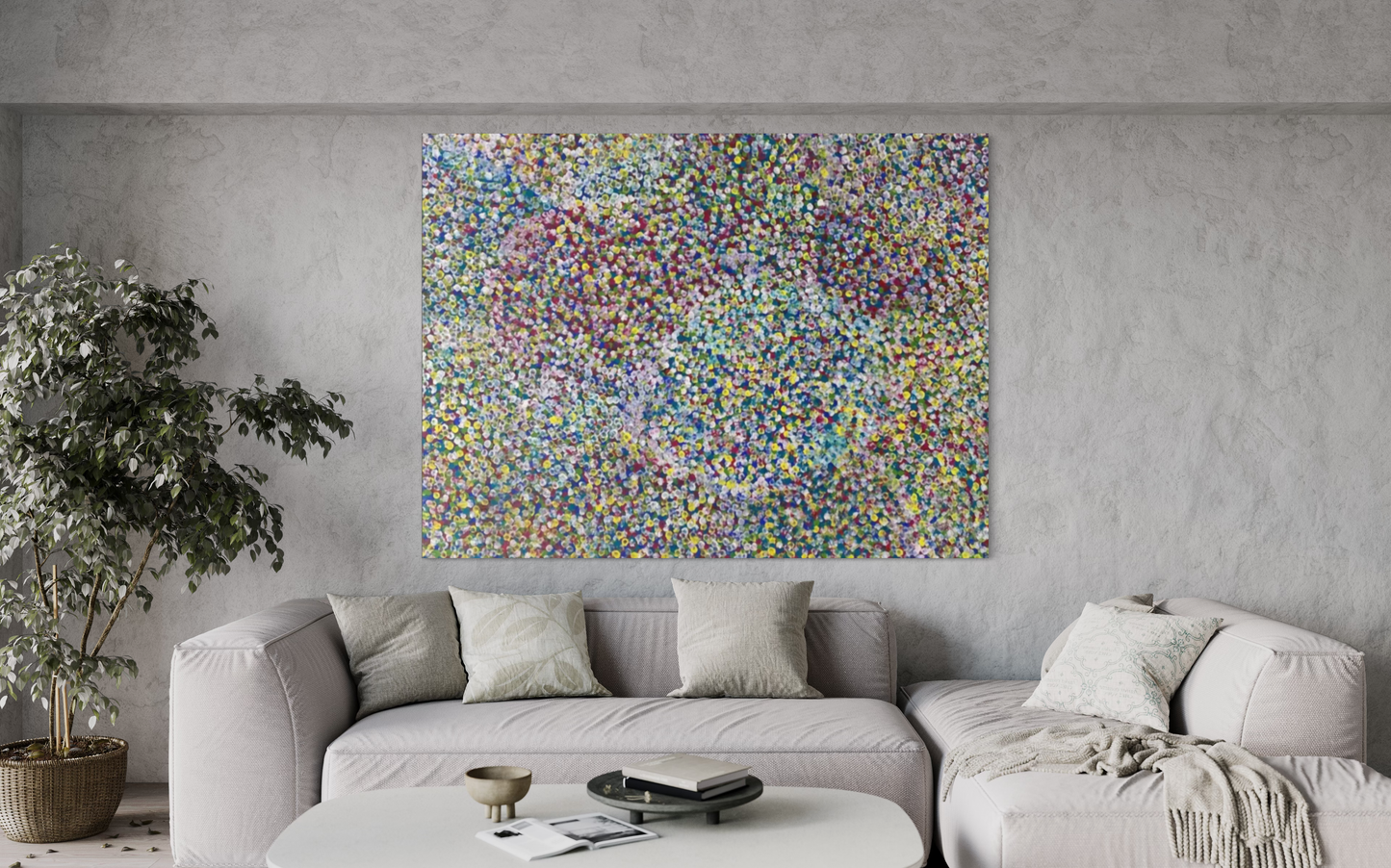 BESSIE PITJARA - Bush Plums 150x200cm