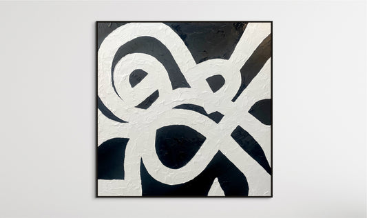 SOLD - Entwined Total Connection 180x180cm