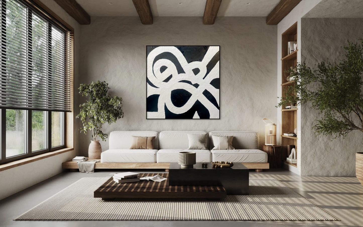 SOLD - Entwined Total Connection 180x180cm