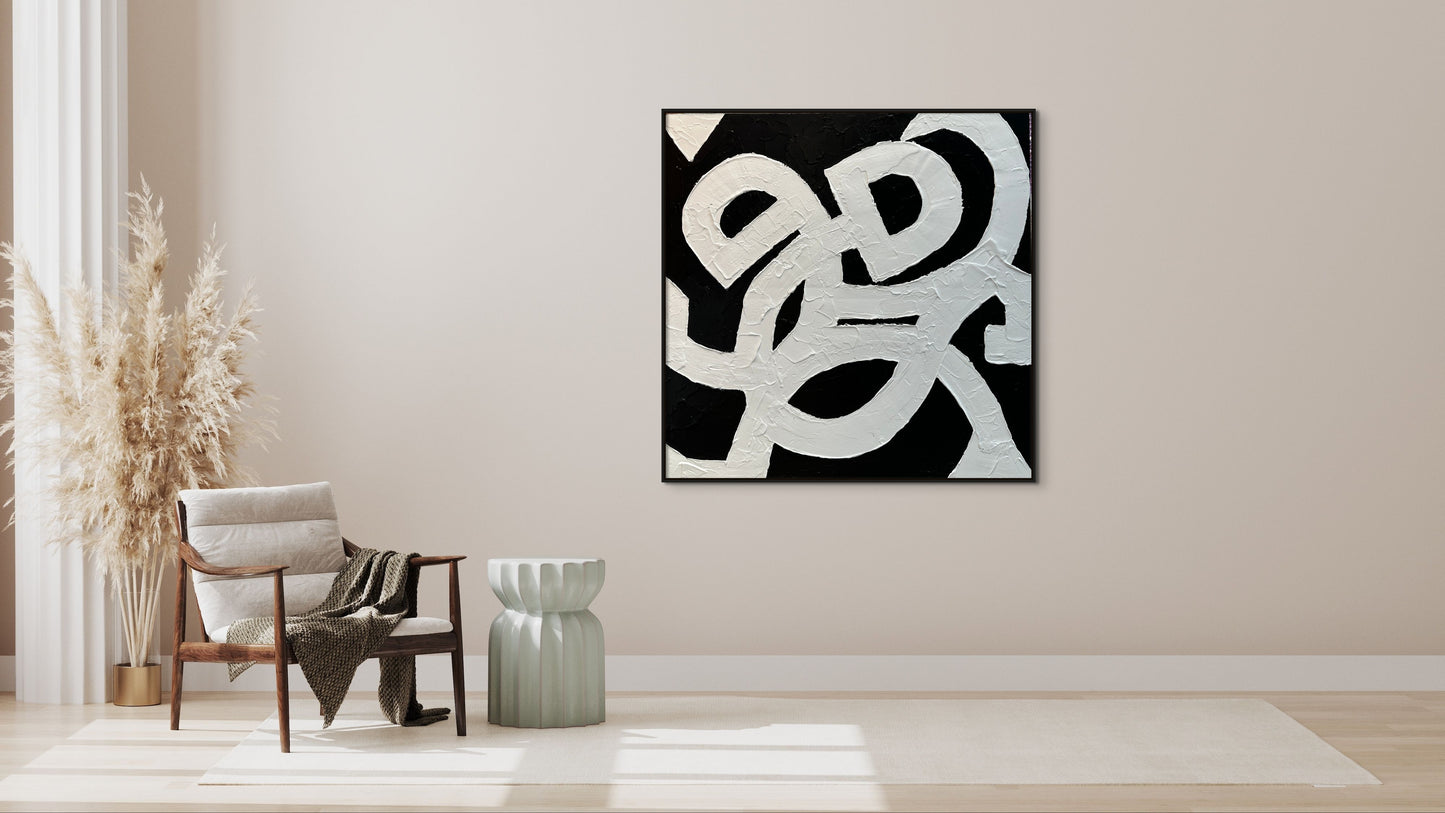 Entwined With Love 120x120cm