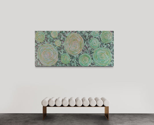 RAYMOND WALTERS PENANGKE - Ngarleyekwerlang 100x220cm