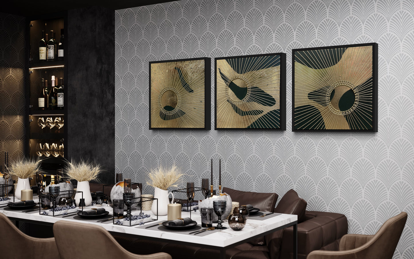 SOLD - Earth Elements III 45x45cm