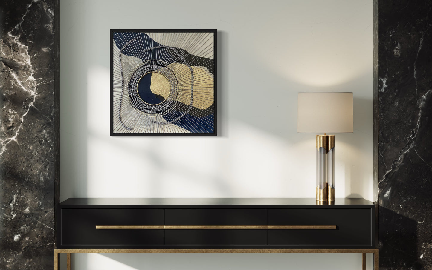 SOLD - Nightfall 45x45cm