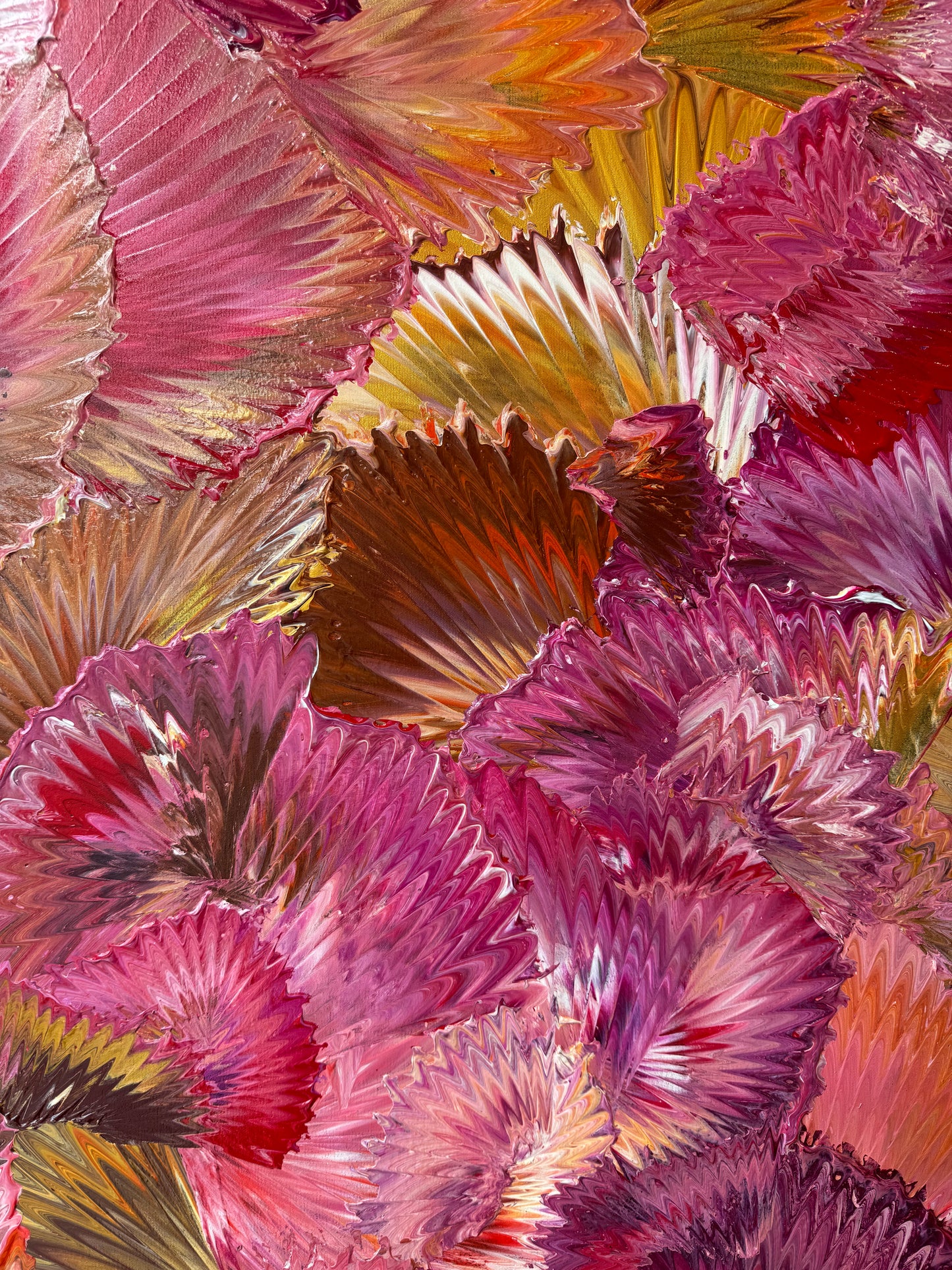 SOLD - Festive Passions 180x240cm