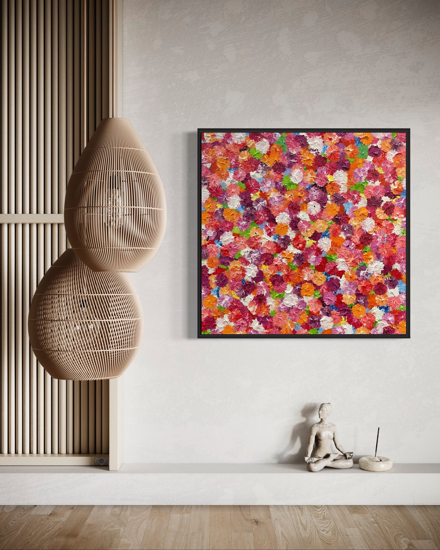 Sunshine Blossom 80x80cm