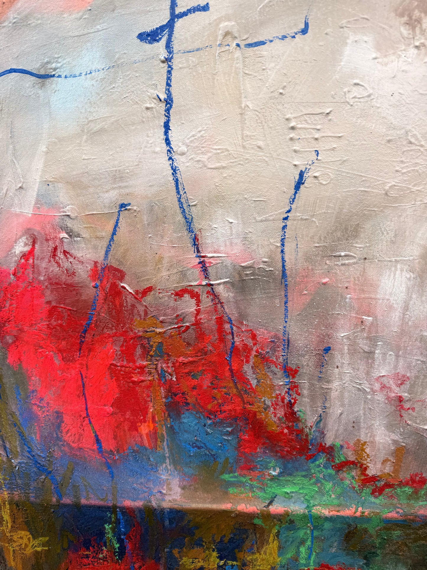 'Sometimes ya dream and the dreams come true' 92x102cm