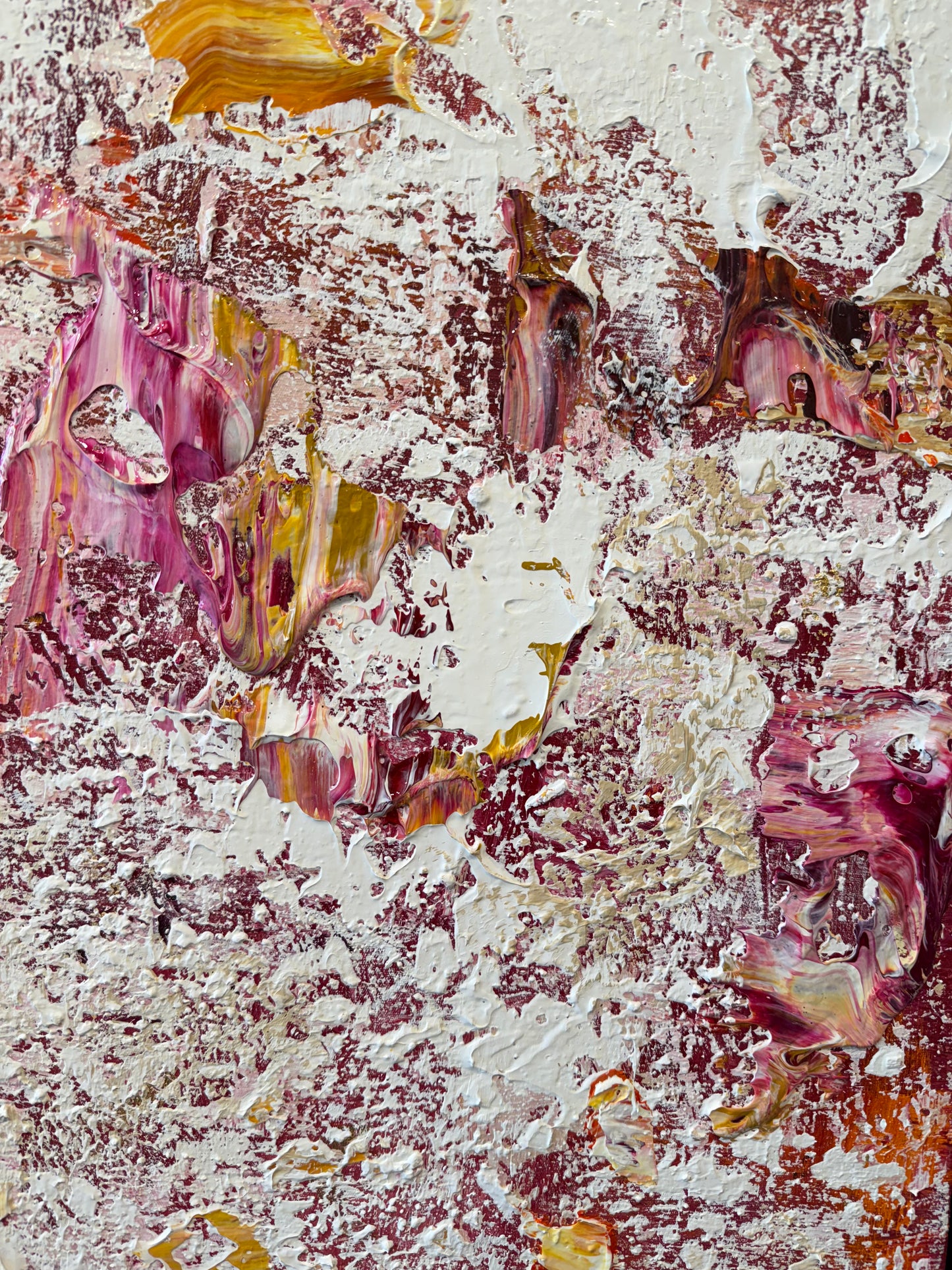 Looking Through Summer Sunset 200x200cm