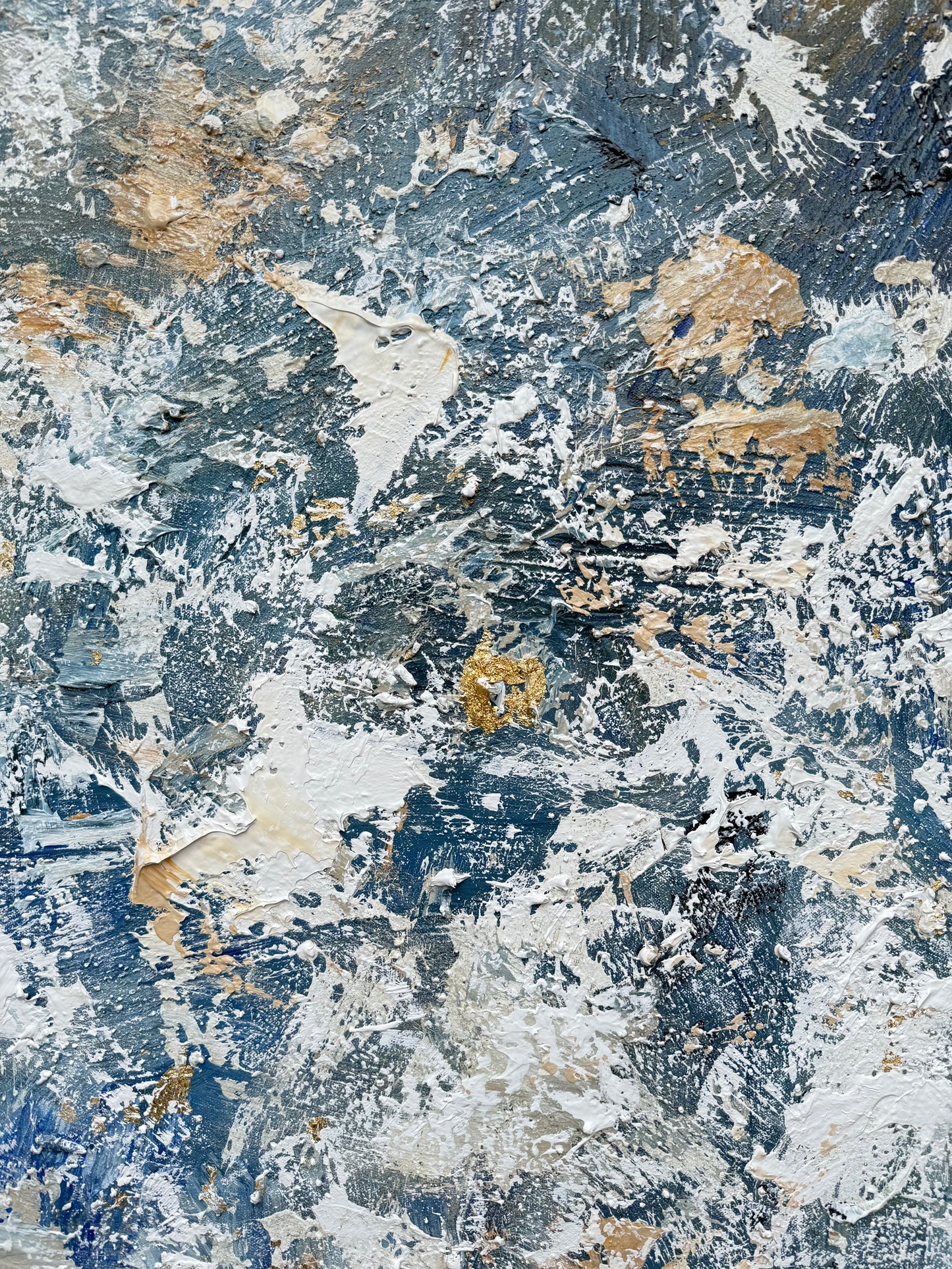 Looking Through Winter Waters 180x180cm