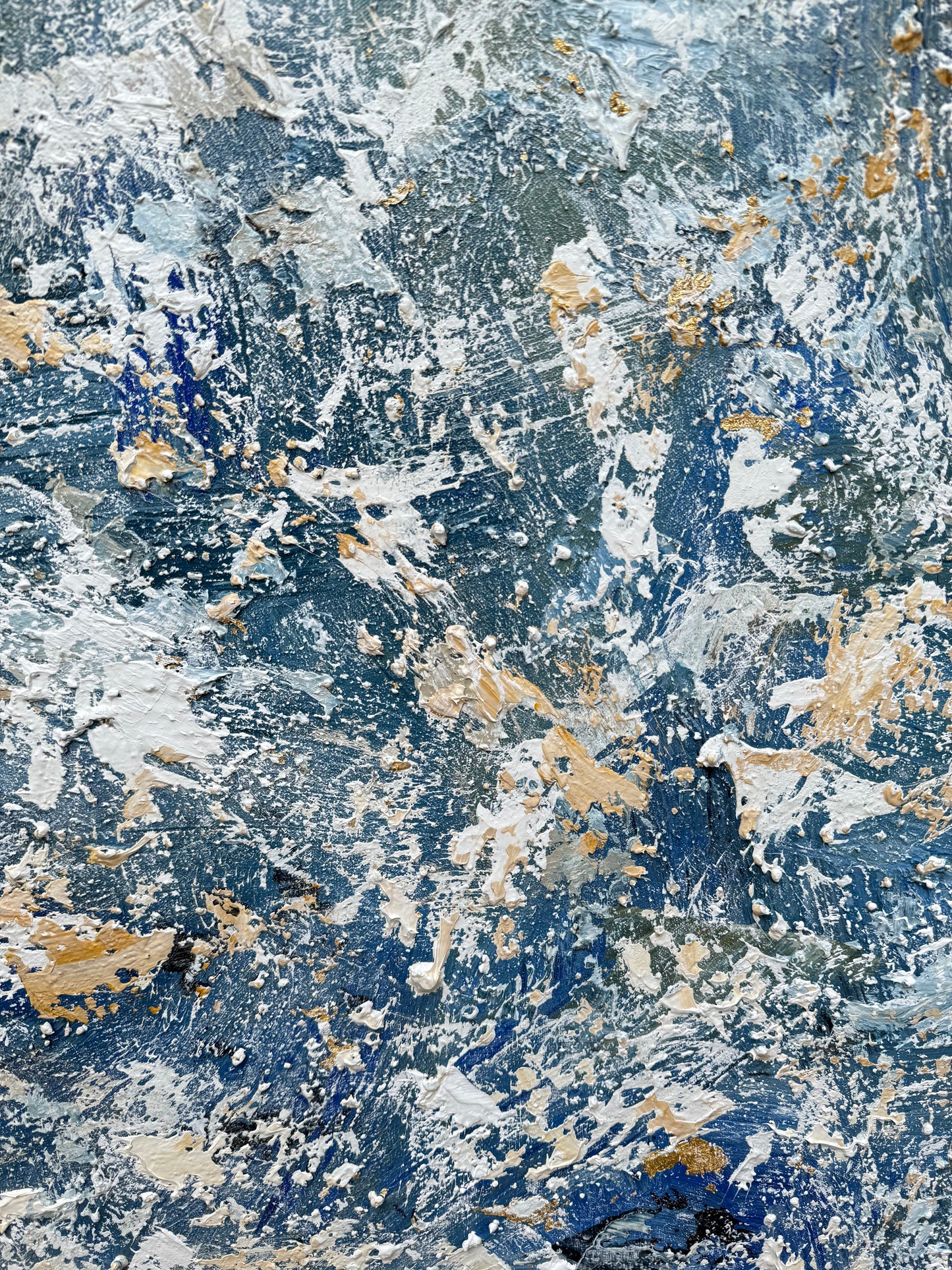 Looking Through Winter Waters 180x180cm