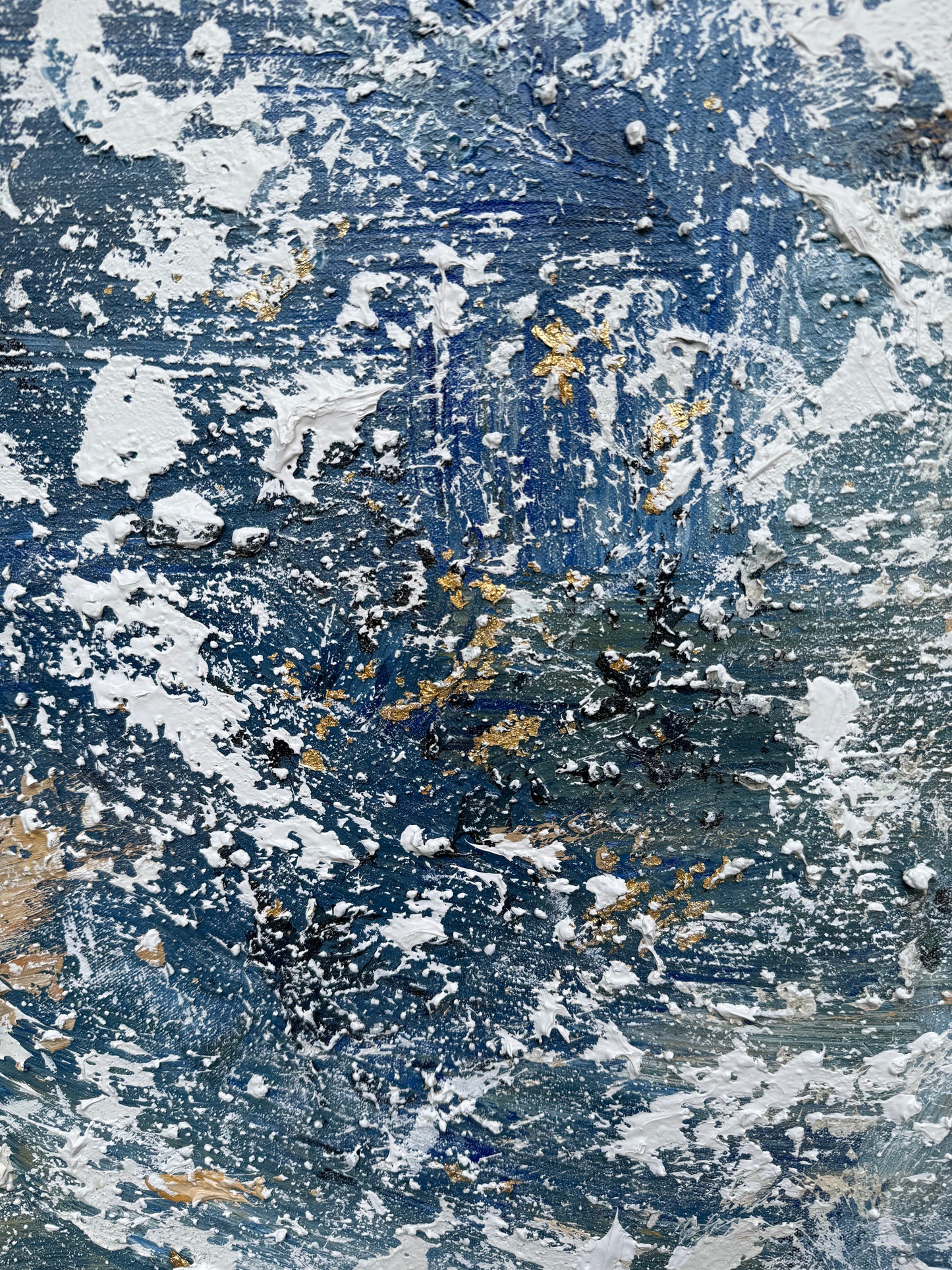 Looking Through Winter Waters 180x180cm