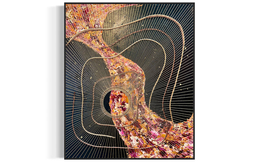 SOLD -Unearthing Elegance 180x150cm