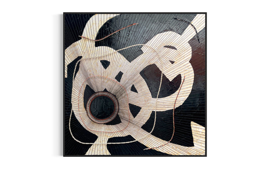 SOLD - Entwined Fusion 180x180cm