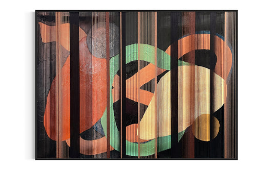 SOLD - Entwined Elements II 180x240cm