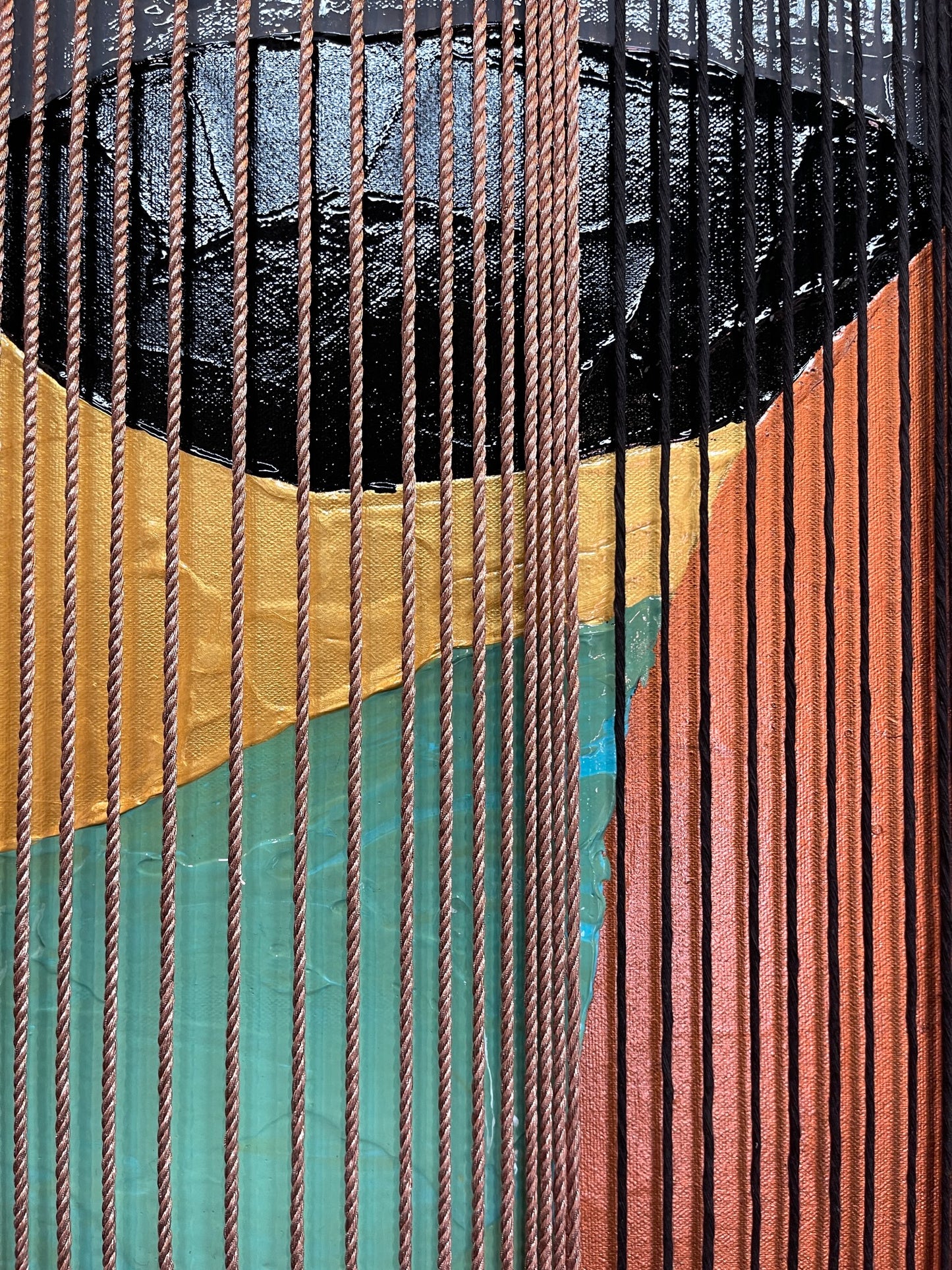 SOLD - Entwined Elements II 180x240cm