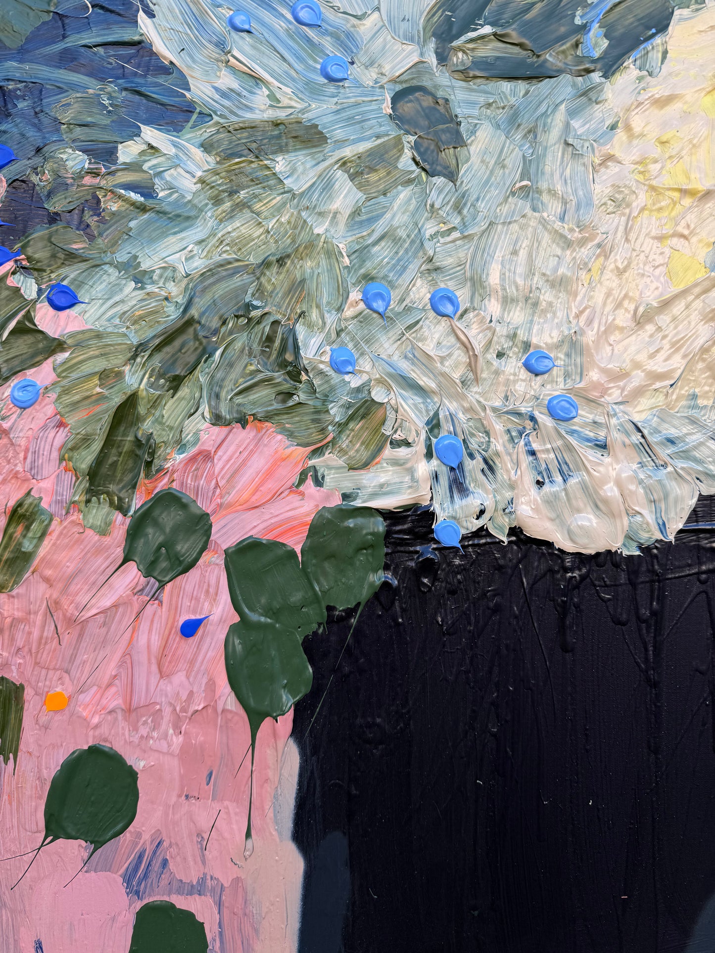 Flower Run 122x122cm