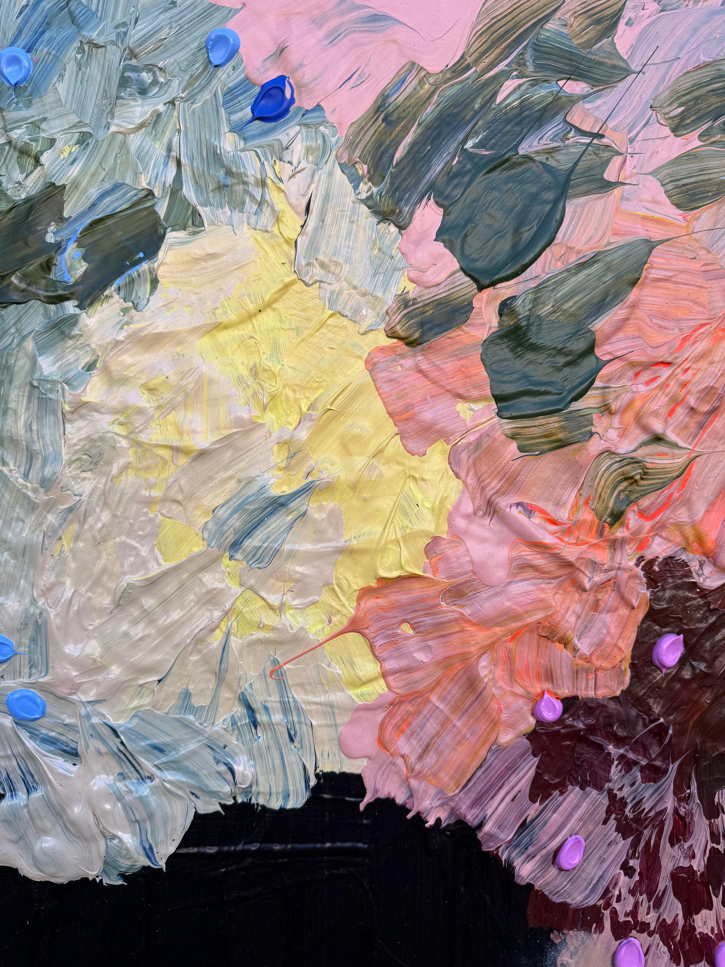 Flower Run 122x122cm