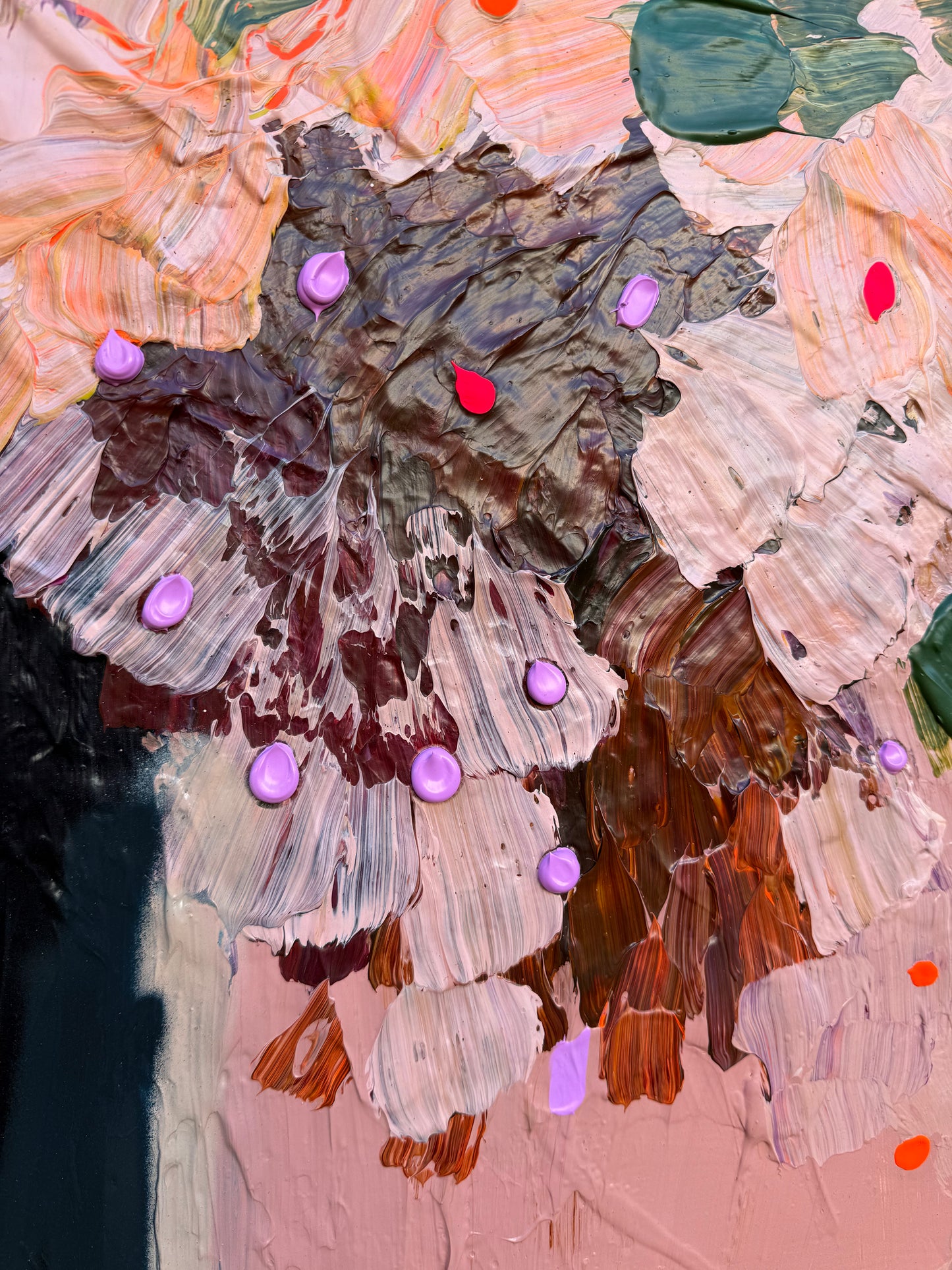 Flower Run 122x122cm