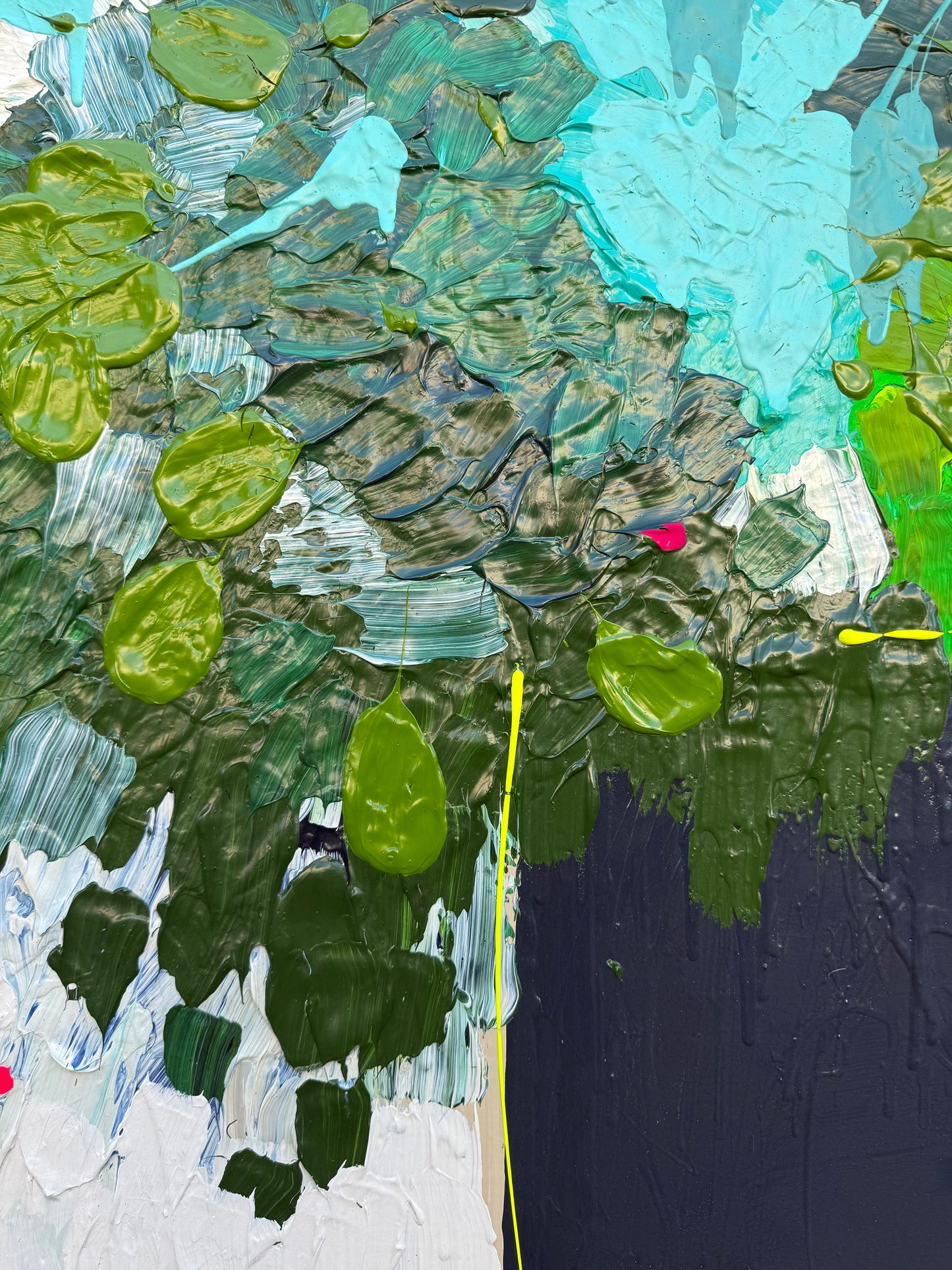 Flowers after Rain 122x122cm