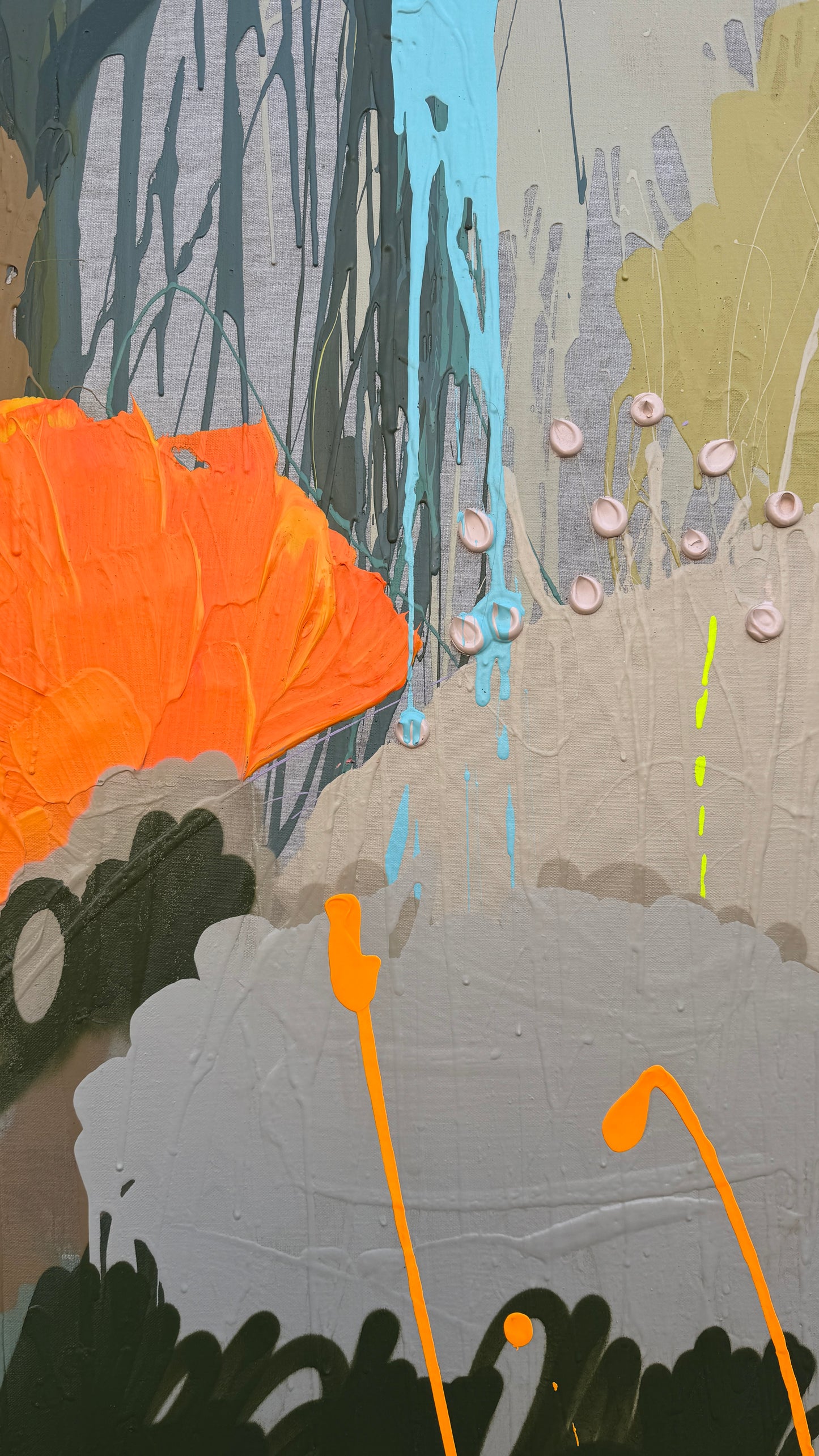 Natures Flowers 140x240cm