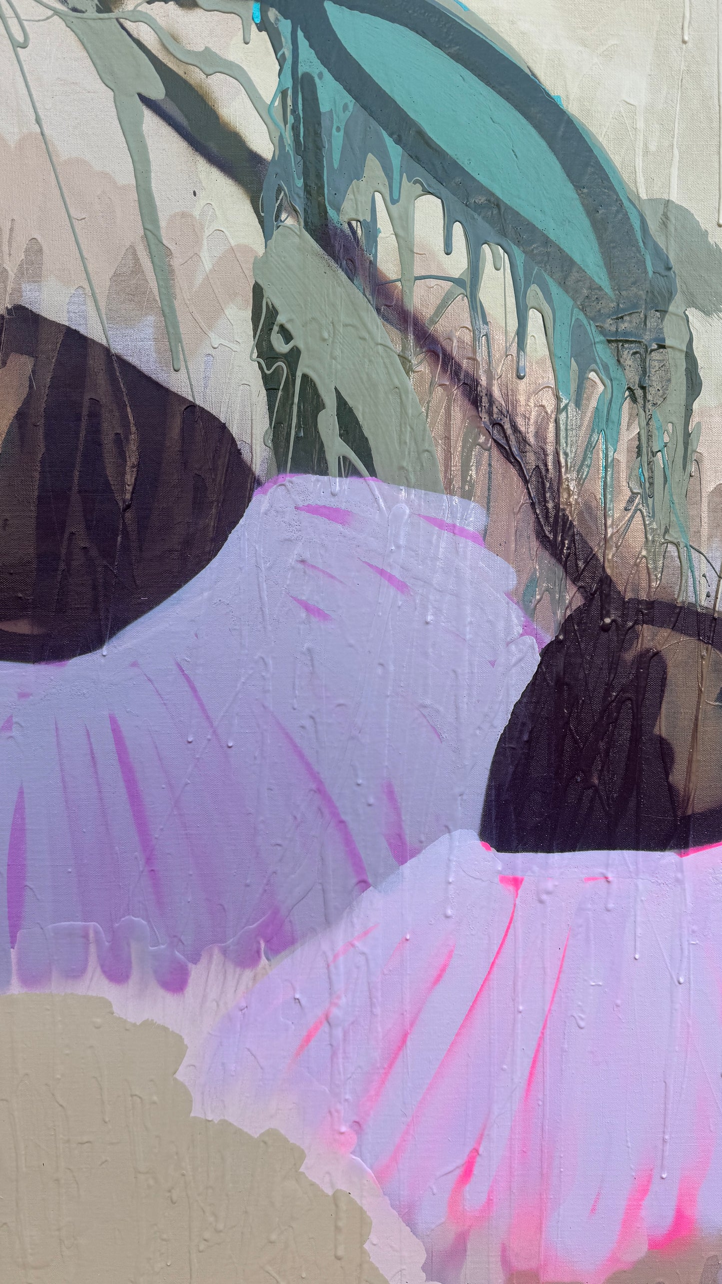 Natures Flowers 140x240cm
