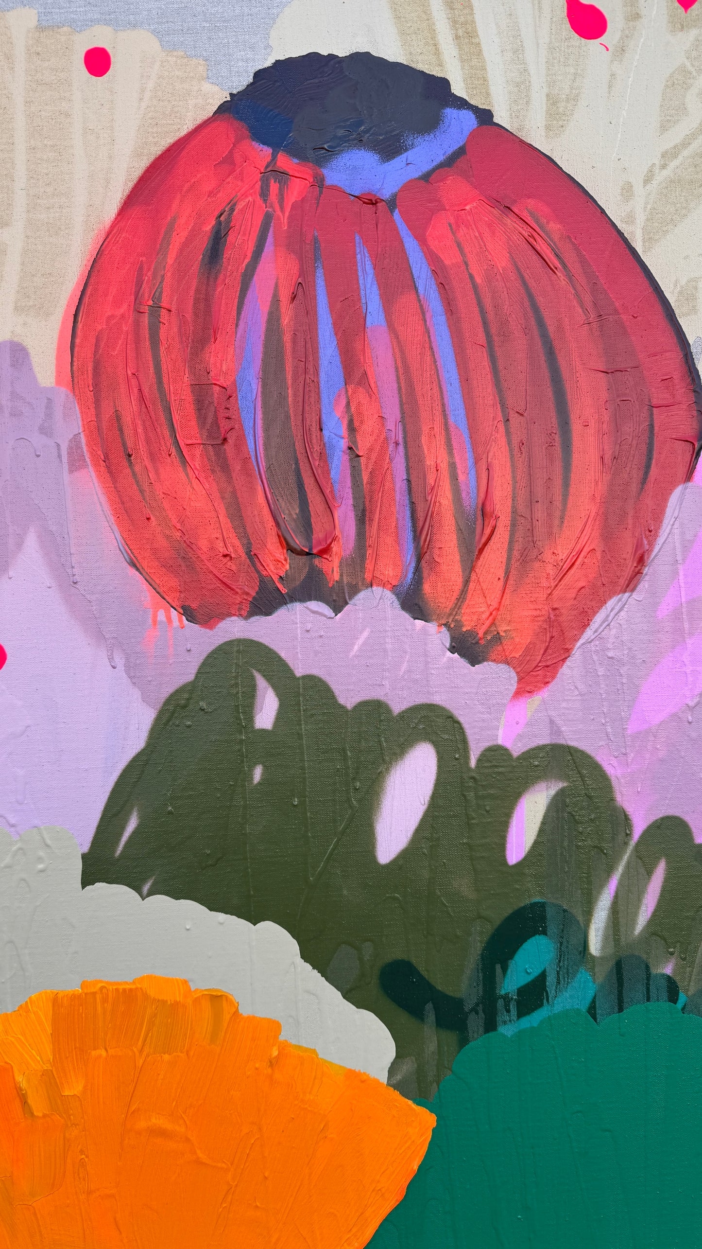 Some Days I want to Sail Away 143x243cm