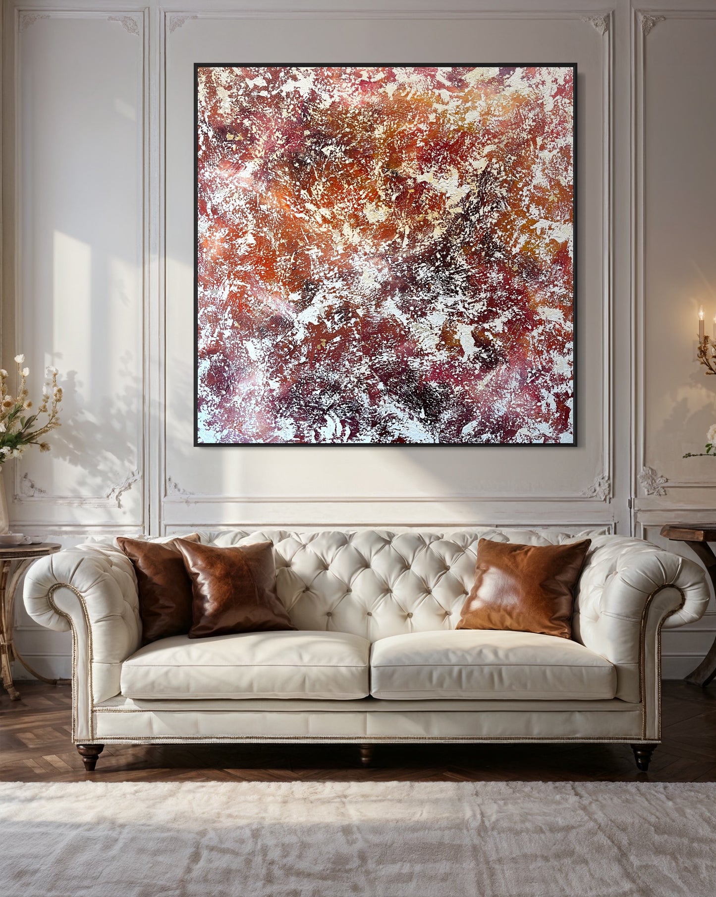 SOLD - Looking Through Sunrise 150x150cm
