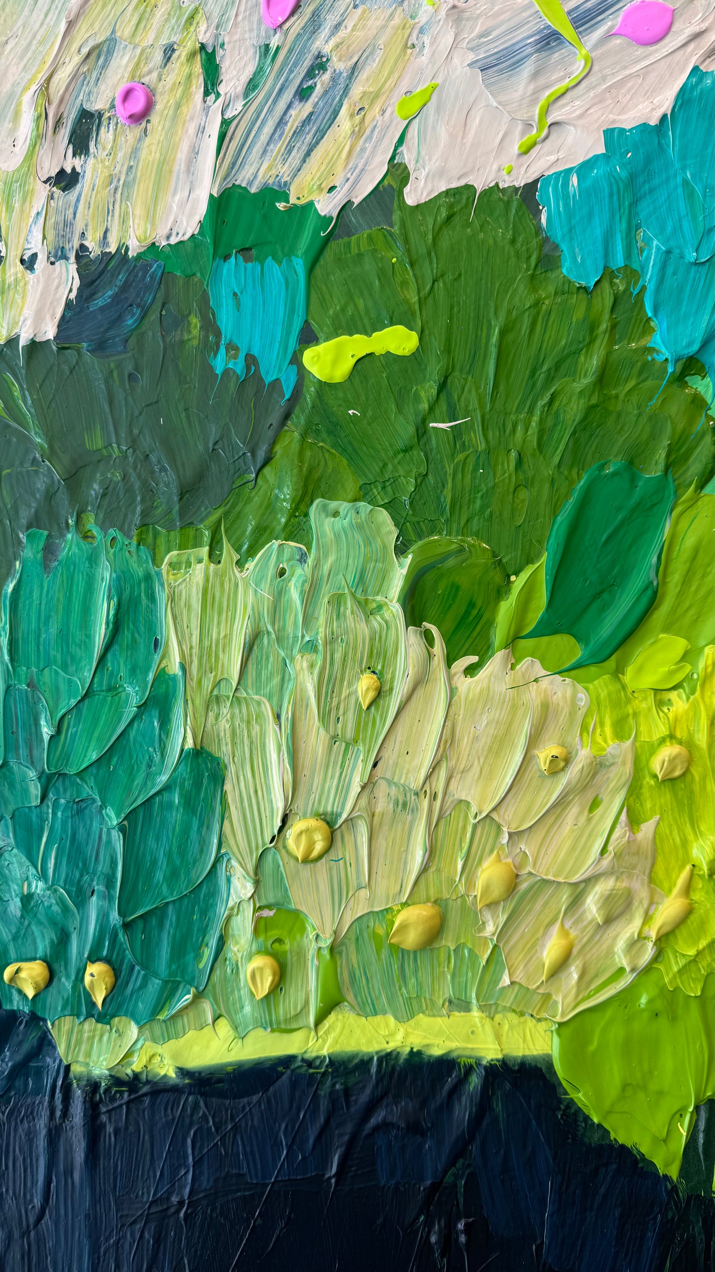 Not just a pretty face 122x122cm