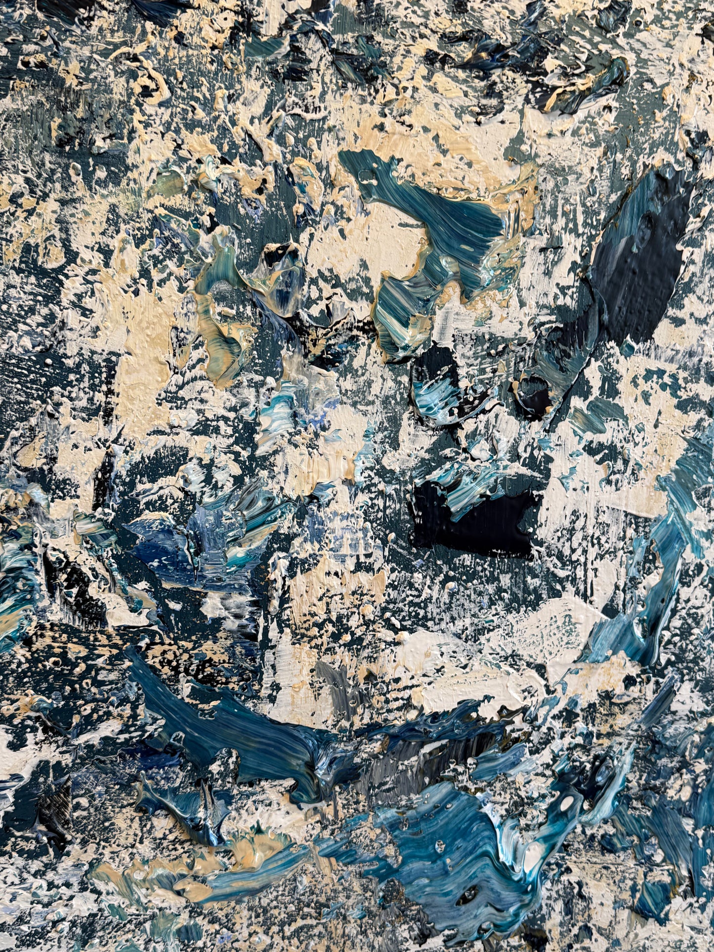 Looking through Bonifacio Waters 150x270cm
