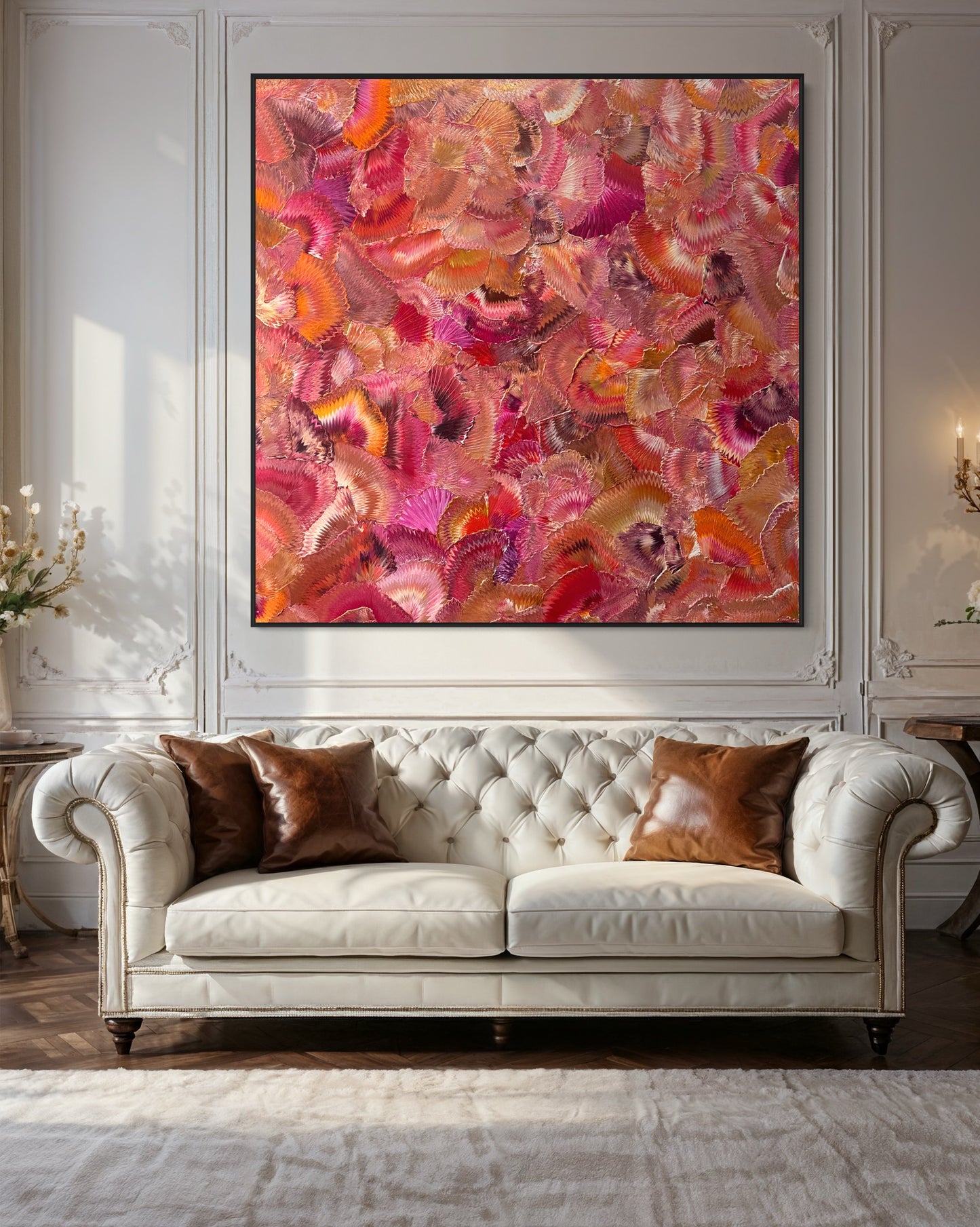 SOLD - Exotic Passion 200x200cm