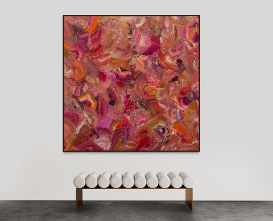 SOLD - Exotic Passion 200x200cm