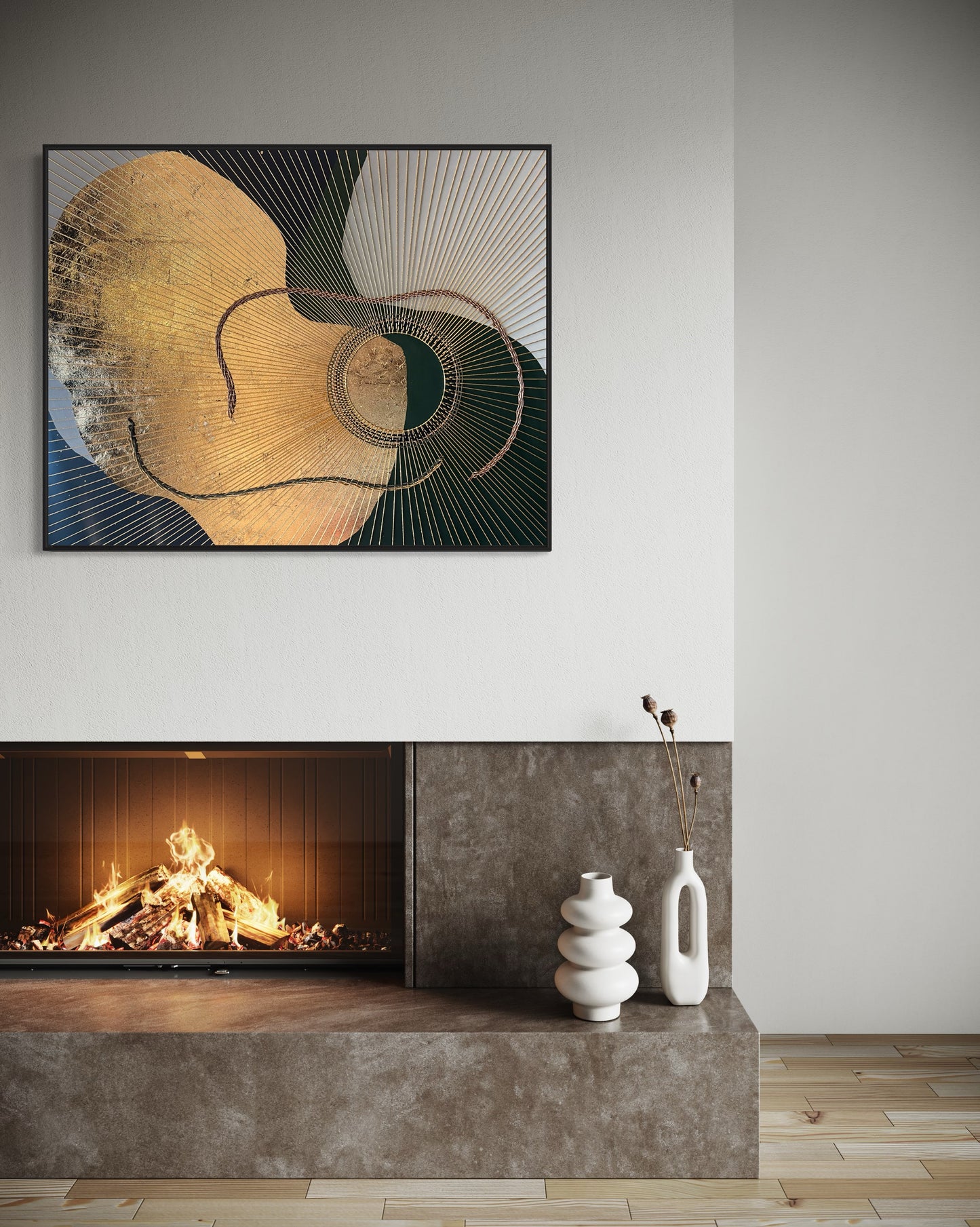 SOLD - Natures Sunrise 150x120cm