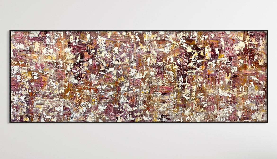 SOLD - Looking Through Sunrise 120x340cm