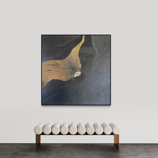 SOLD- A Moment of Stillness 150x150cm