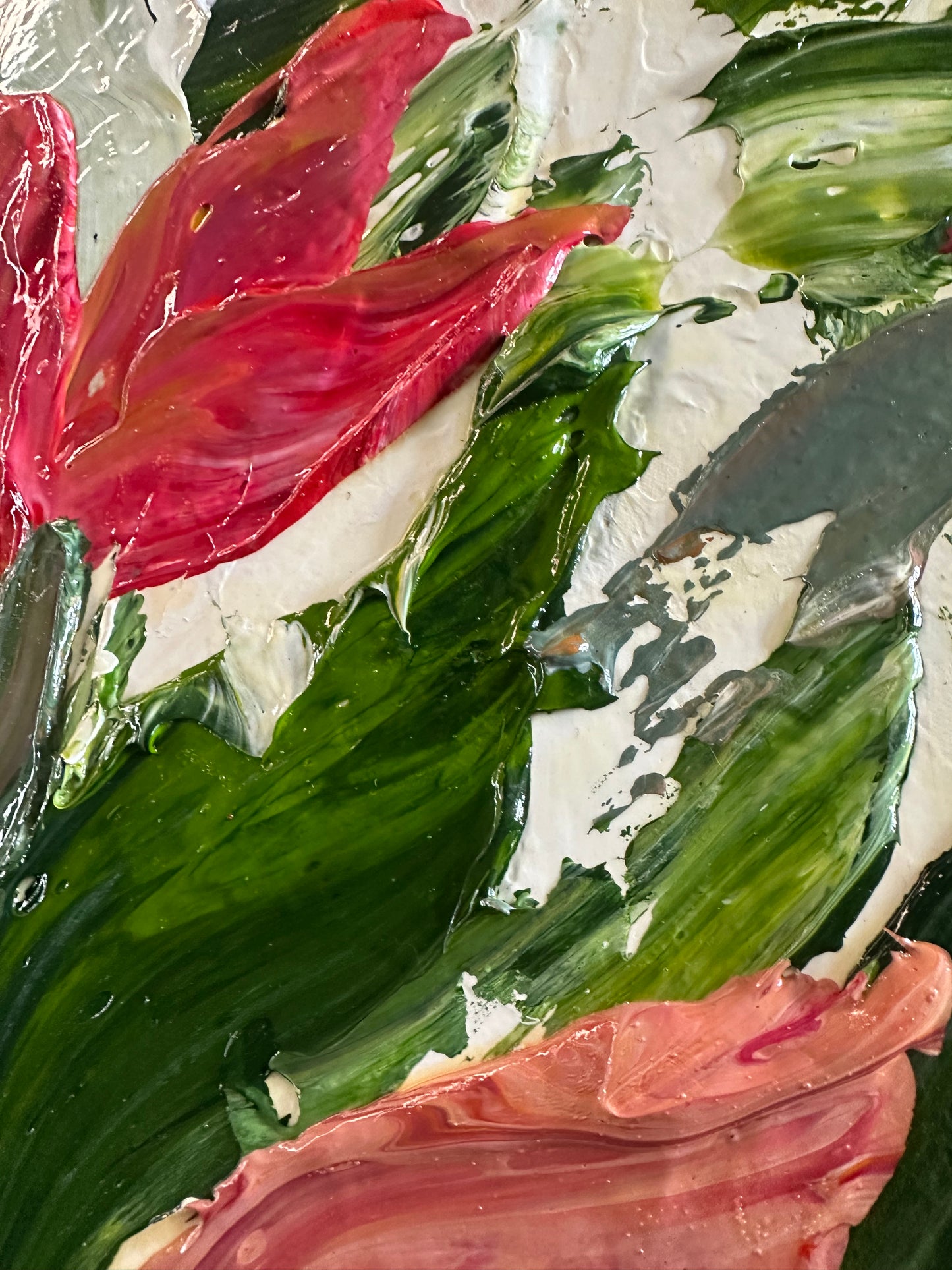 SOLD -My Garden Paradise 180x150cm