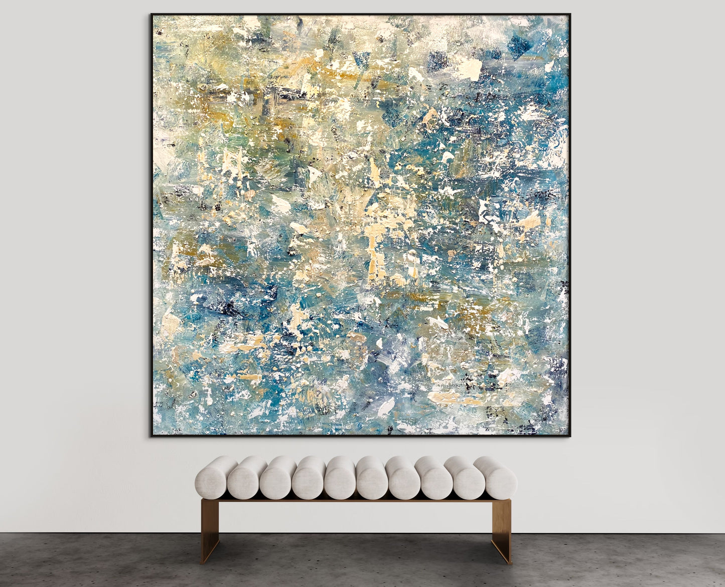 SOLD - Looking Through It's Raining Again 200x200cm