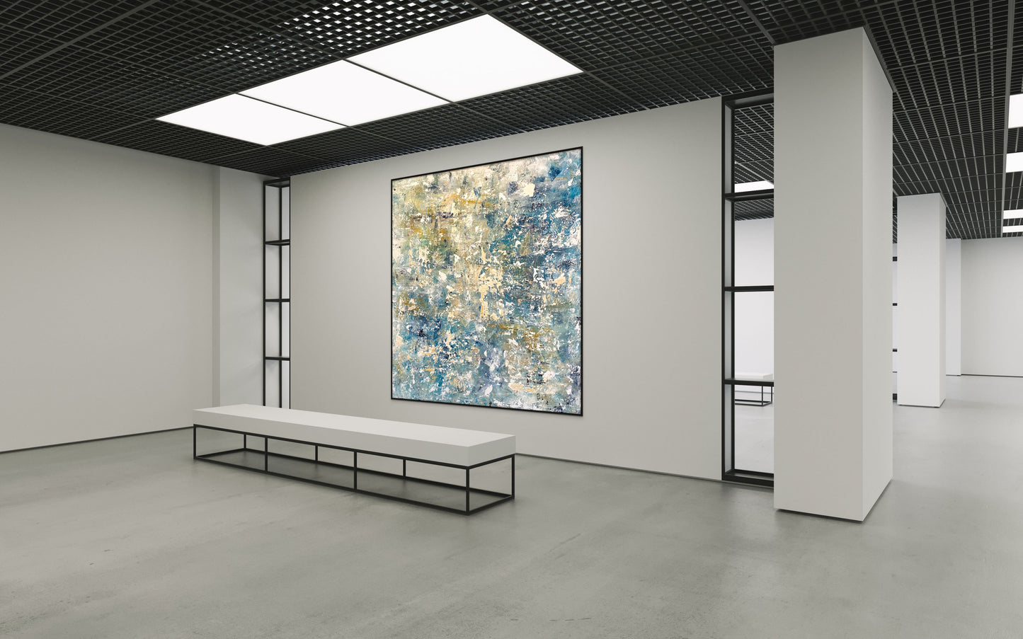 SOLD - Looking Through It's Raining Again 200x200cm