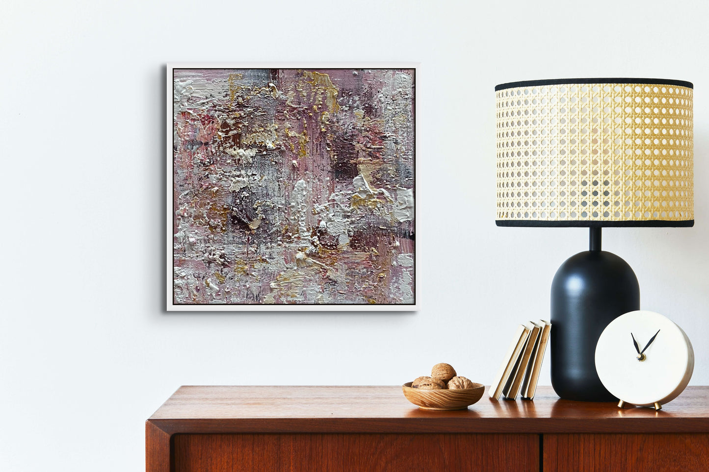 SOLD - Looking Through Mountain View I 45x45cm