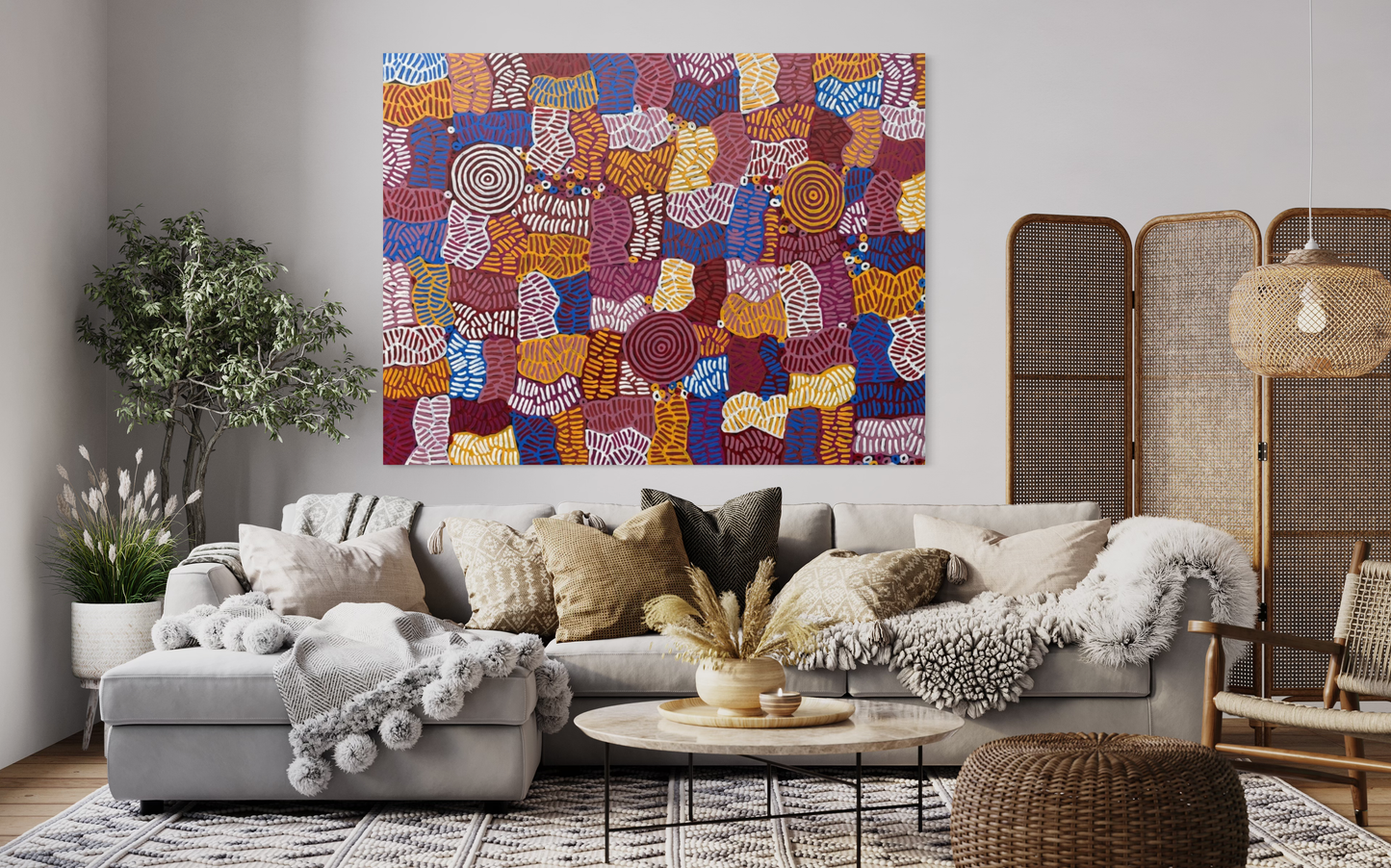 BETTY CLUB MBITJANA - My Country 152x200cm