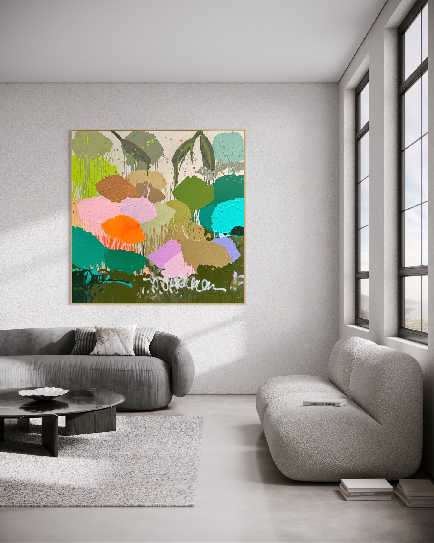 Outback Sunrise 173x173cm