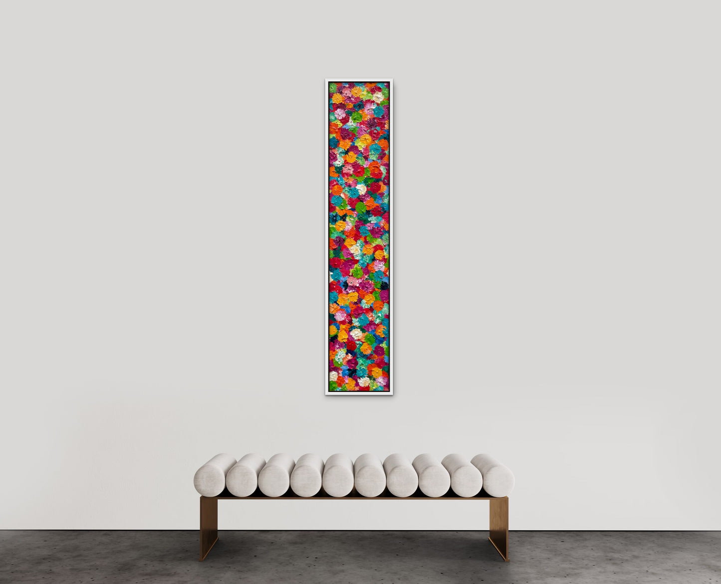 SOLD- Petals 155x32cm