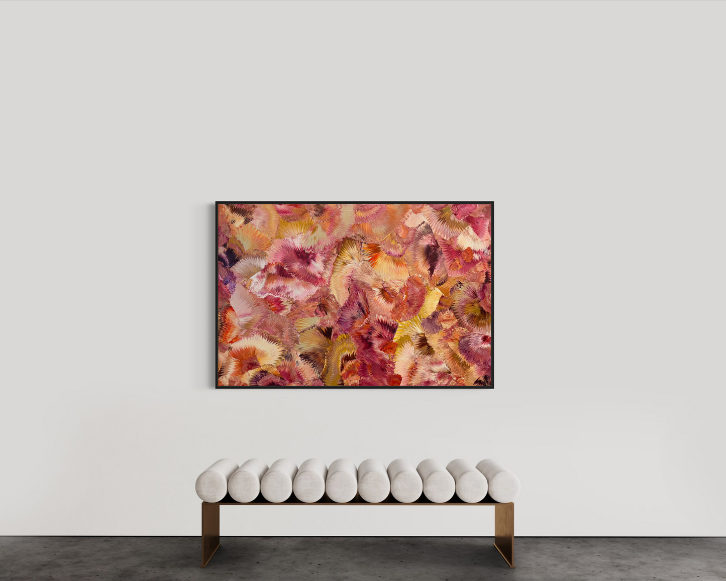 SOLD - Passions in Bloom 100x150cm
