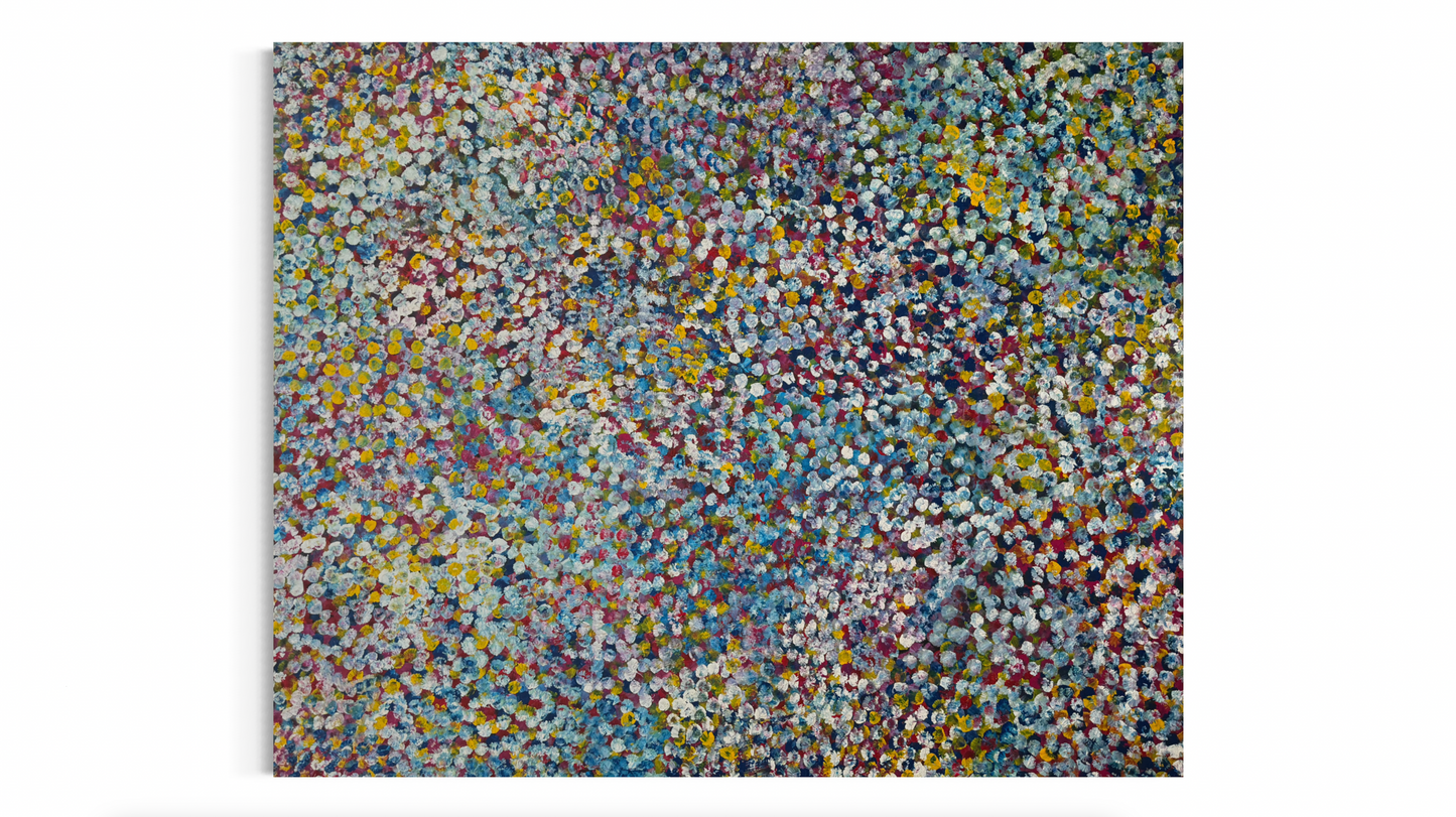 BESSIE PITJARA - Bush Plums 202x250cm