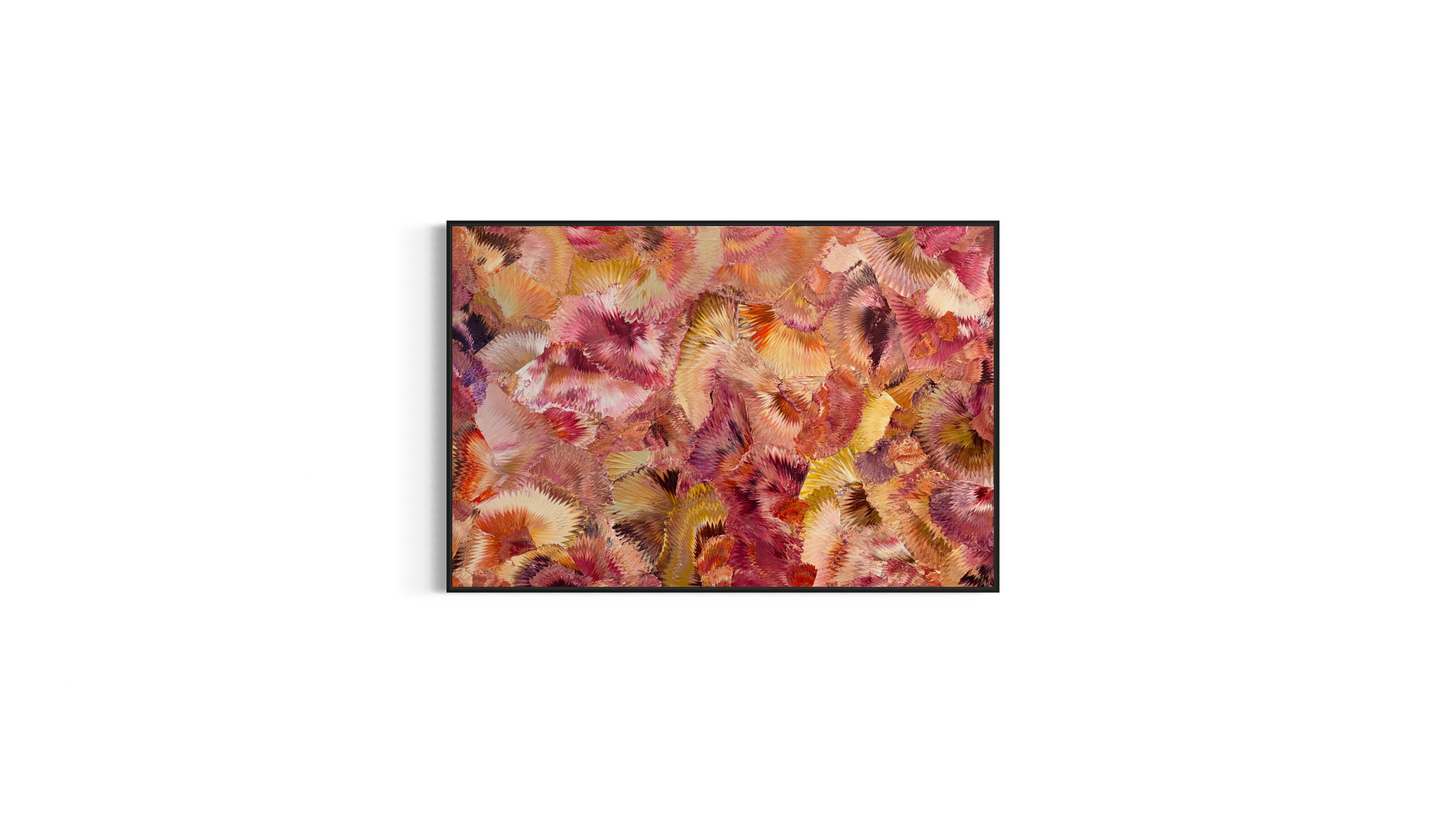 SOLD - Passions in Bloom 100x150cm